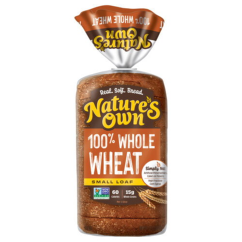 Nature's Own 100% Whole Wheat Small Loaf Bread