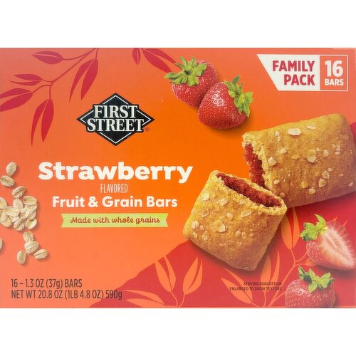 First Street Strawberry Fruit & Grain Bars