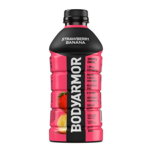 BODYARMOR  Strawberry Banana Electrolyte Sports Drink