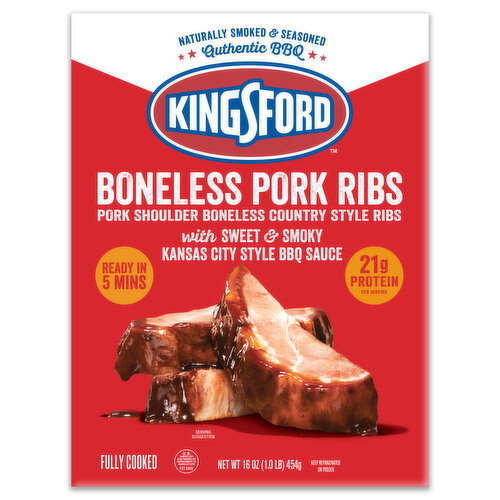 Kingsford Pork Ribs, Boneless Image 1 of 4