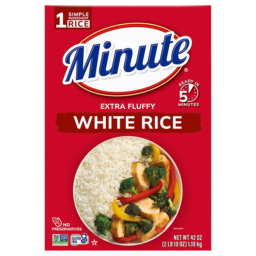 Minute Rice, White, Light & Fluffy Image 1 of 6