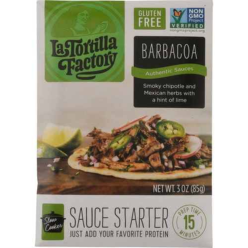 La Tortilla Factory Sauce Starter, Barbacoa