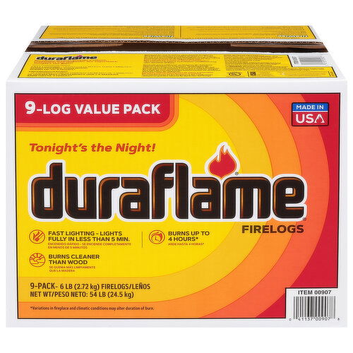 Duraflame Firelogs, Value Pack