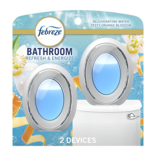 Febreze Bathroom Air Freshener, Odor-Fighting, Refrsh&Enrgze