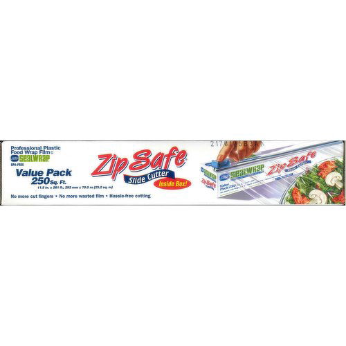 Zip Safe 12 inch Plastic Wrap