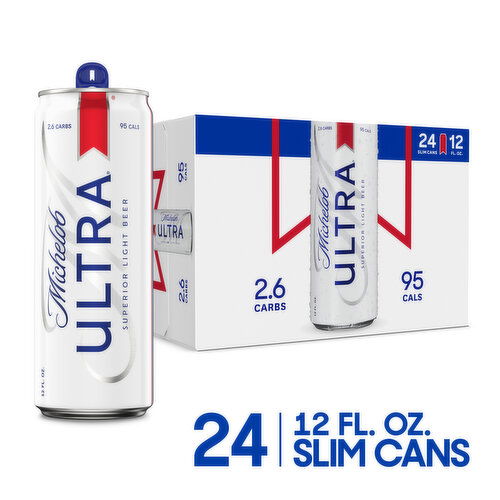 Michelob Ultra Beer, 24 Pack, 12 fl oz Cans