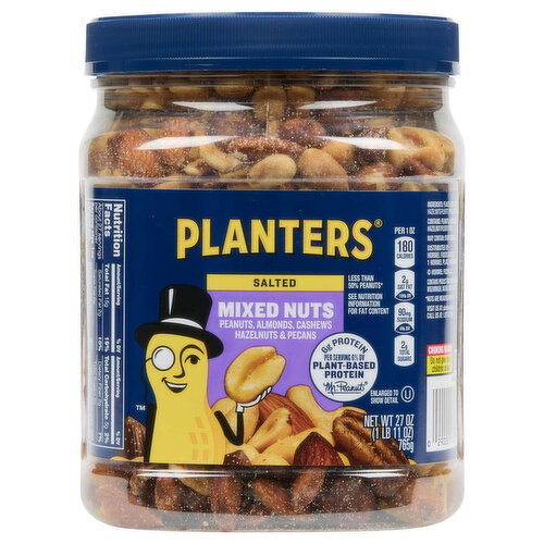 Planters Mixed Nuts, Deluxe, Salted Image 1 of 6