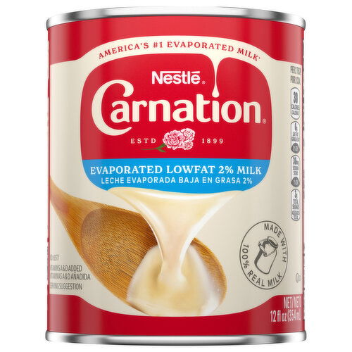Carnation Evaporated Lowfat 2% Milk