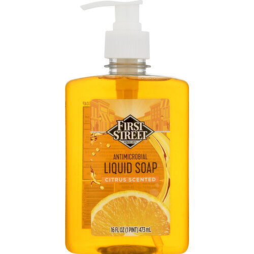 First Street Hand Soap, Antibacterial, Liquid