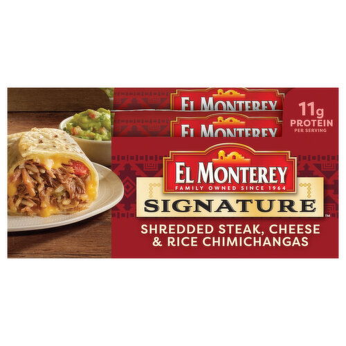 El Monterey Chimichanga, Shredded Steak, Cheese & Rice