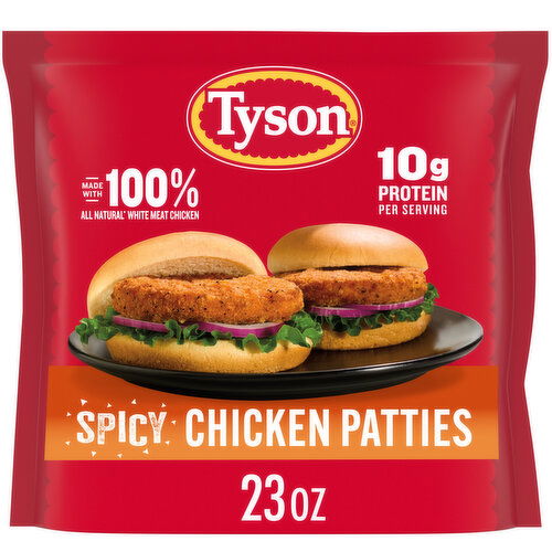 Tyson Frozen Spicy Chicken Patties