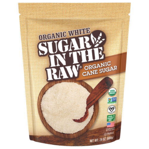 Sugar In The Raw Cane Sugar, Organic, White