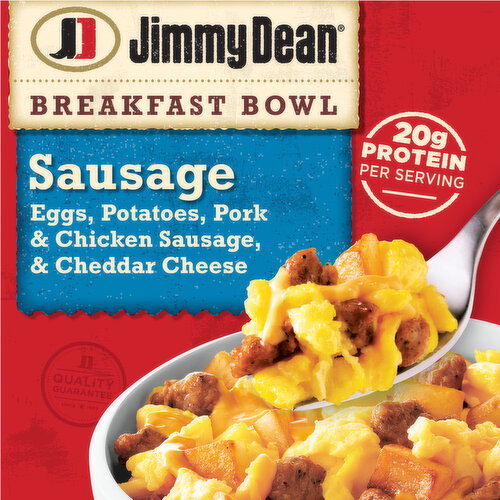 Jimmy Dean Breakfast Bowl, Sausage, Frozen, Bowl