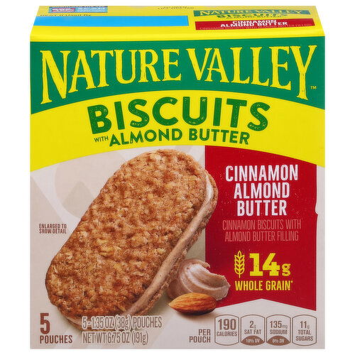 Nature Valley Biscuits,Cinnamon Almond Butter