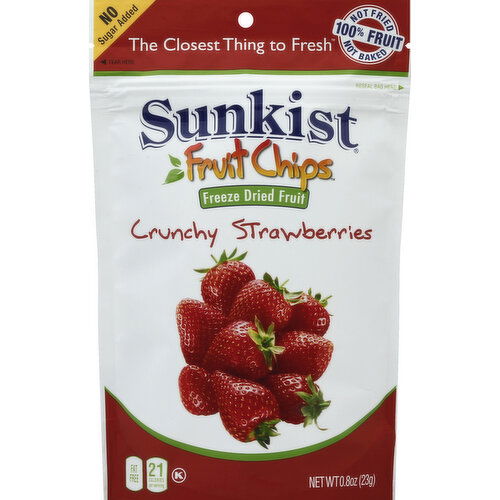 Sunkist Fruit Chips, Crunchy Strawberries