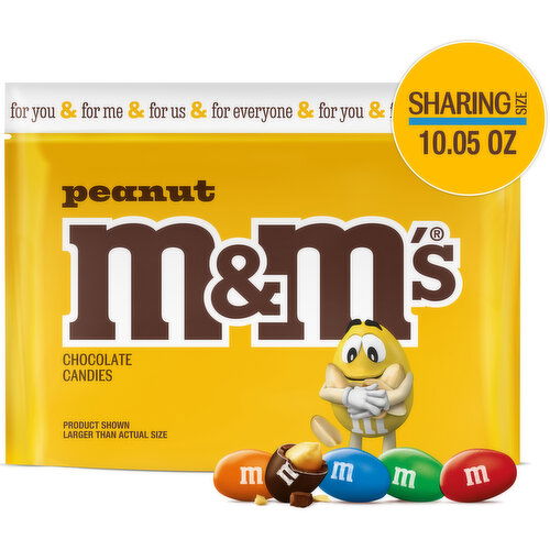 M&M'S Peanut Milk Chocolate Candy Bag