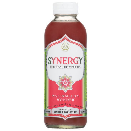 Synergy Watermelon Wonder Kombucha Image 1 of 11