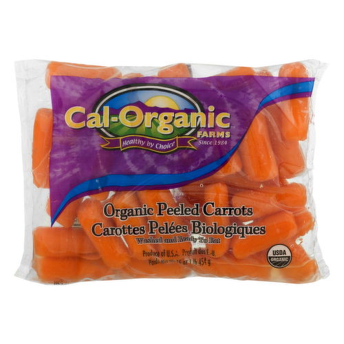 Organic Mini Peel Carrots 1 lb