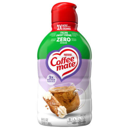 Coffee-Mate Zero Sugar Italian Sweet Creme Coffee Creamer Image 1 of 6