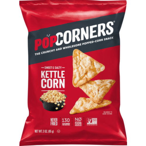 PopCorners Popped-Corn Snack, Kettle Corn, Sweet & Salty