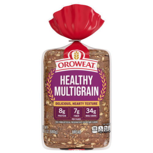 Oroweat Healthy Multigrain MultiGrain Bread, 24 oz Image 1 of 11
