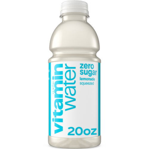 vitaminwater Sugar Squeezed Lemonade Nutrient Enhanced Flavored Water Beverage Bottle