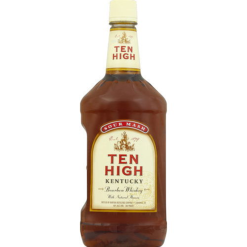 Ten High Whiskey, Kentucky Bourbon, Sour Mash