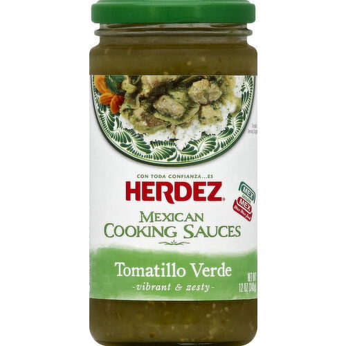 Herdez Cooking Sauces, Mexican, Tomato Verde