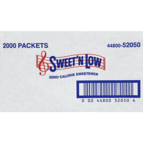 Sweet 'N Low Sweetener, Zero Calorie