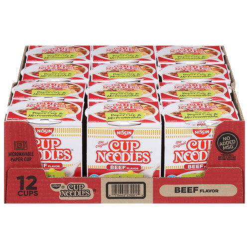 Cup Noodles Beef 12 ct