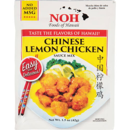 NOH Foods Of Hawaii Sauce Mix, Chinese Lemon Chicken