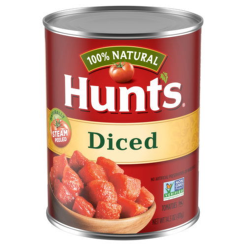 Hunt's Tomatoes, Diced, 100% Natural