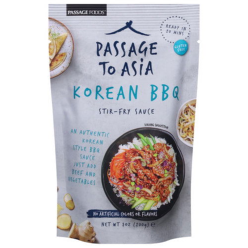 Passage Foods Stir-Fry Sauce, Korean BBQ