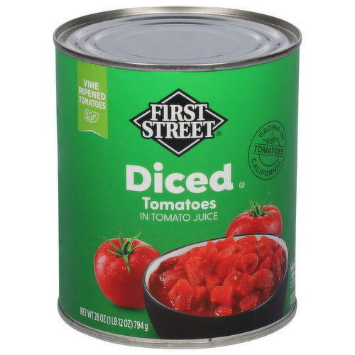 First Street Tomatoes, Diced