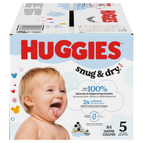 Huggies Diapers, Disney Baby, 5 (over 27 lb)