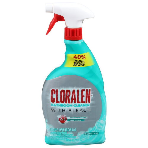Cloralen Fresh Scent Bathroom Cleaner with Bleach Image 1 of 5