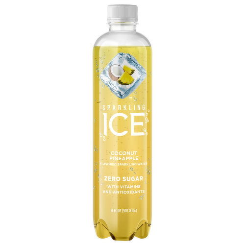 Ice Sparkling Water, Zero Sugar, Coconut Pineapple