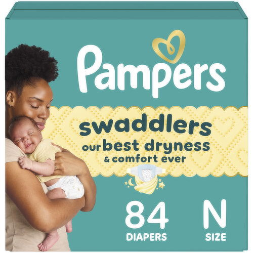 Pampers Swaddlers Diapers, Size 0