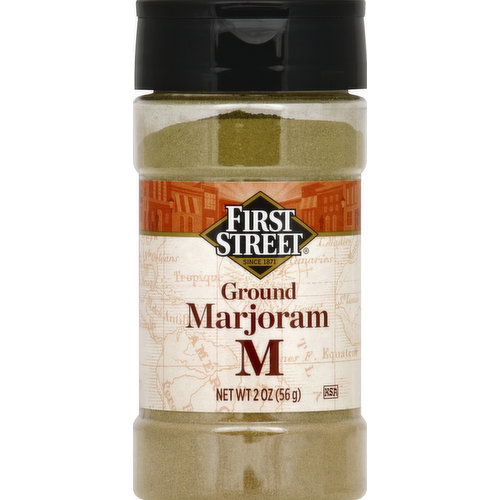 First Street Marjoram, Ground