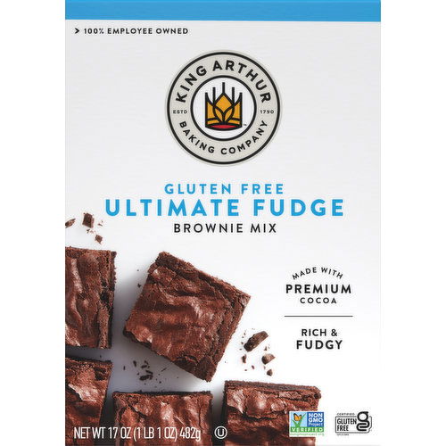 King Arthur Baking Company Brownie Mix, Gluten Free, Ultimate Fudge