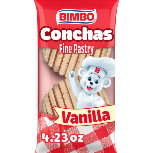 Bimbo Vanilla Fine Pastry, 2 count, 4.23 oz