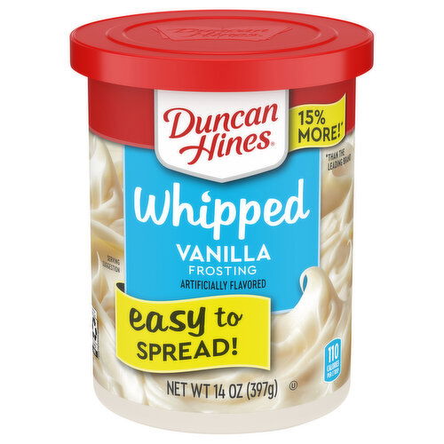 Duncan Hines Whipped Vanilla Frosting