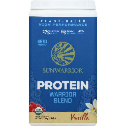 Sunwarrior Protein Warrior Blend, Vanilla