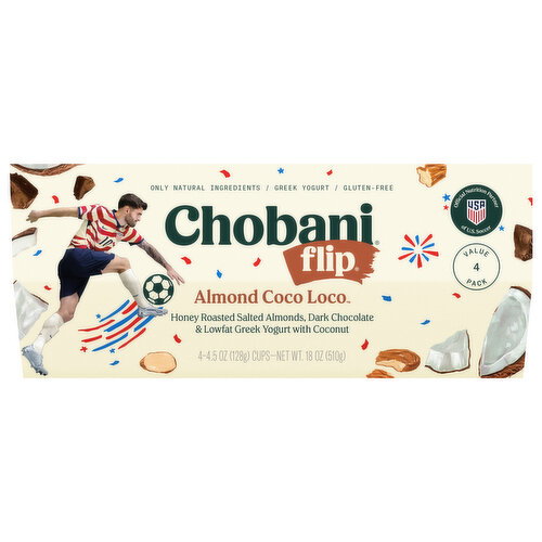 Chobani Lowfat Almond Coco Loco Greek Yogurt Value Pack