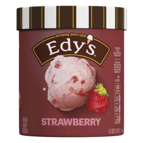 Edy's Frozen Dairy Dessert, Strawberry