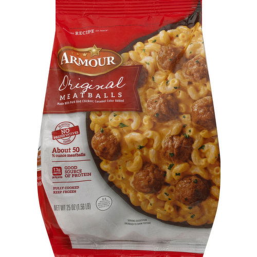 Armour Meatballs, Original, Family Size