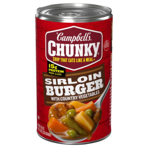 Campbell's Sirloin Burger with Country Vegetables Soup Image 1 of 6