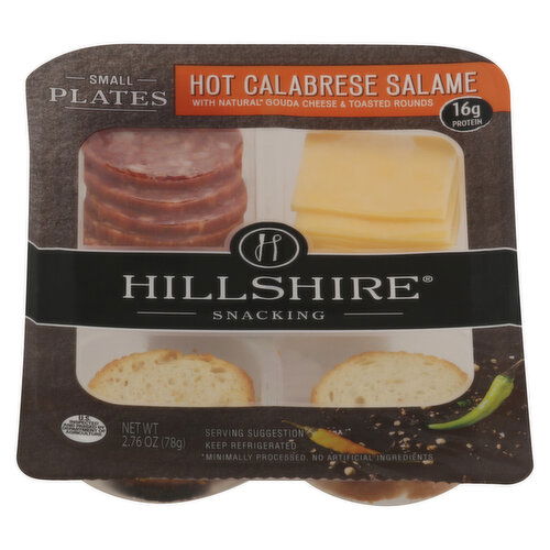 Hillshire Snacking Small Plates, Hot Calabrese Salame