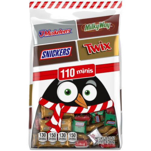 Mixed SNICKERS, TWIX & More Chocolate Christmas Candy 