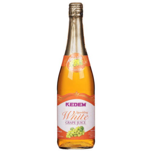 Kedem Juice, Sparkling White, Grape